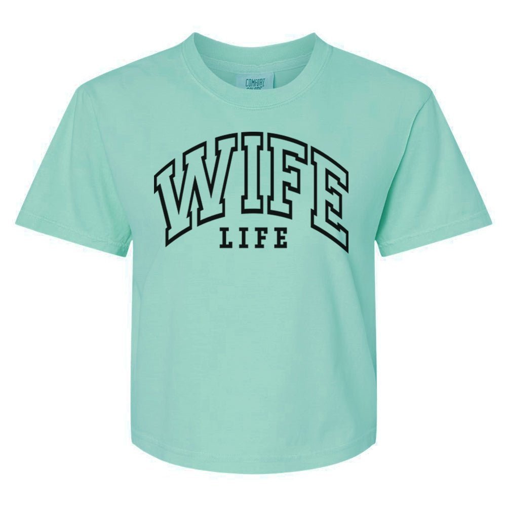 'Wife Life' Boxy T-Shirt - themonogram manor 
