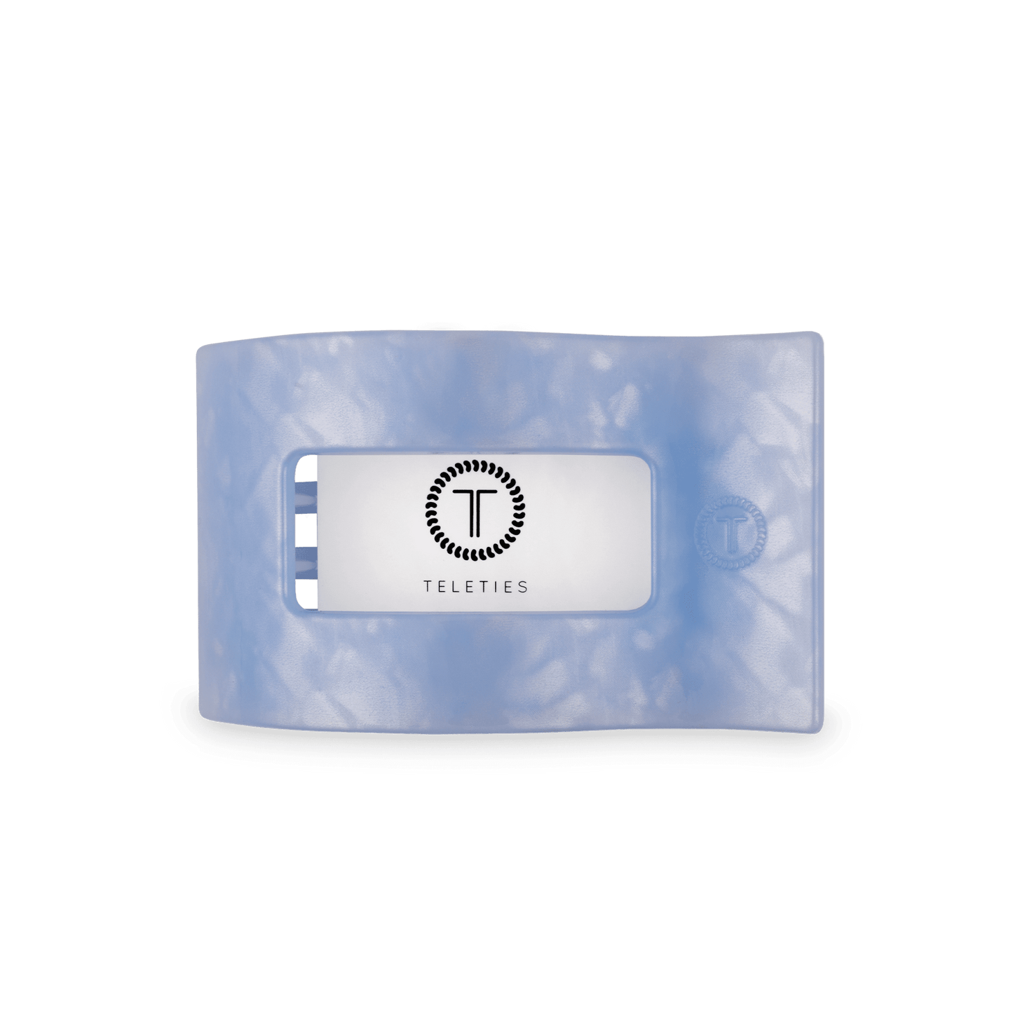 Blue Lagoon Medium Flat Rectangle Hair Clip - themonogram manor 