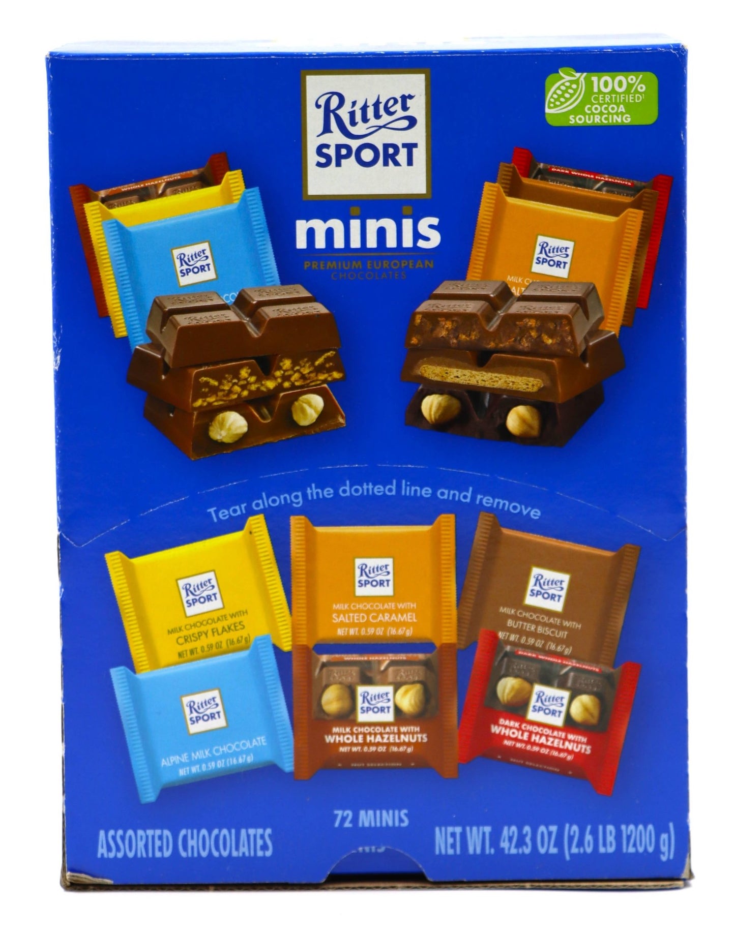 Ritter Sport Assorted Mini Chocolate Squares, 72ct display - themonogram manor 
