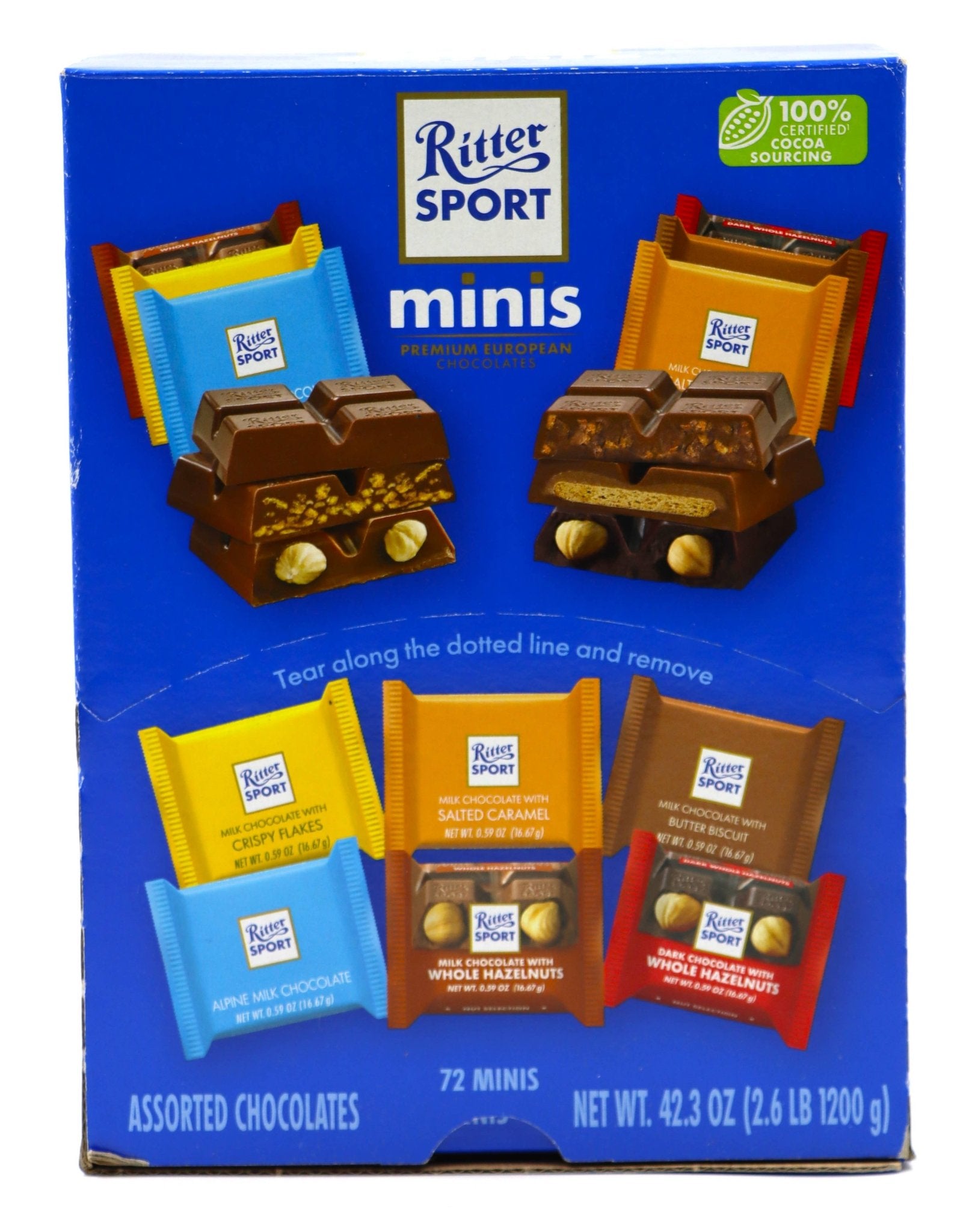 Ritter Sport Assorted Mini Chocolate Squares, 72ct display - themonogram manor 