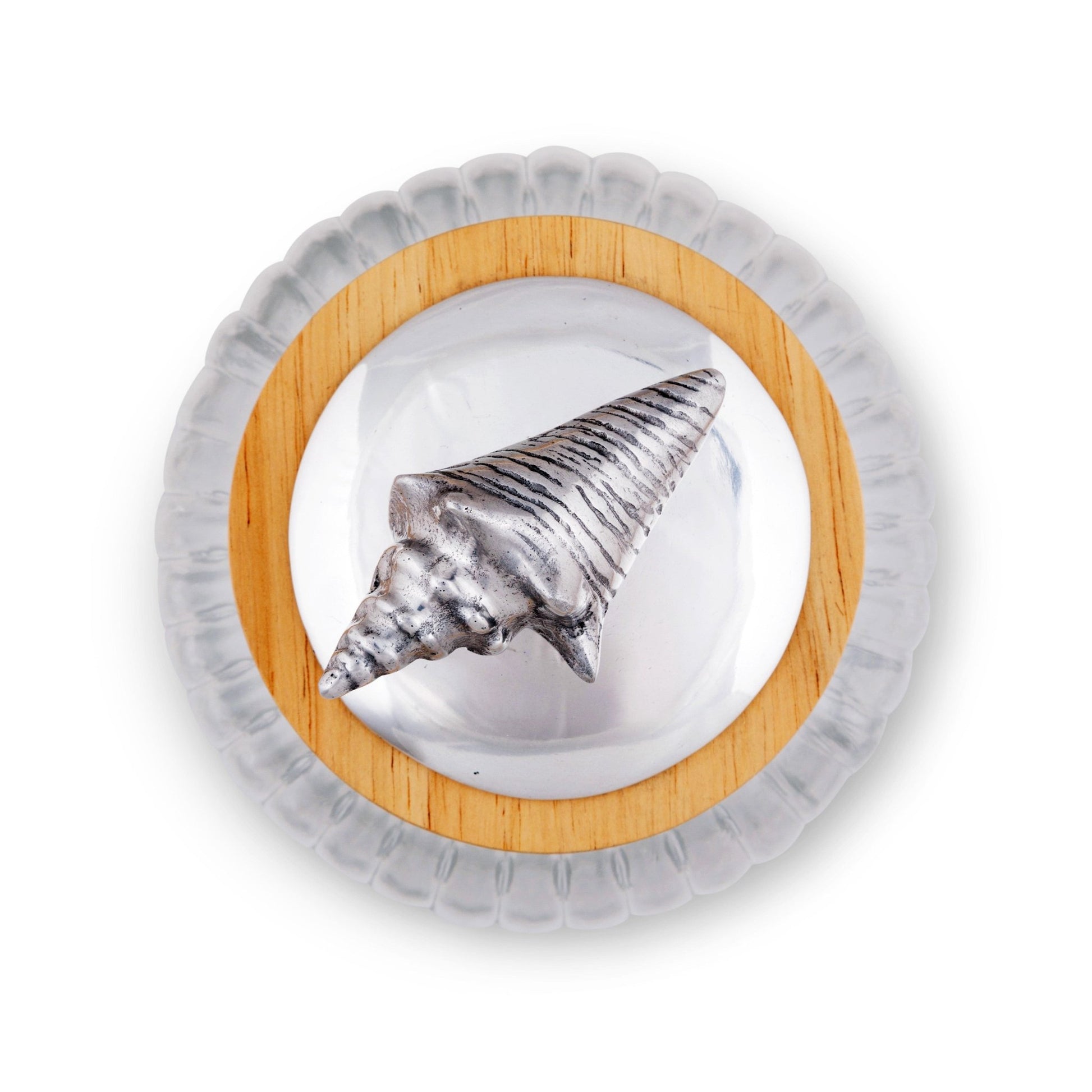 Shell Knob Glass Canisters - themonogram manor 