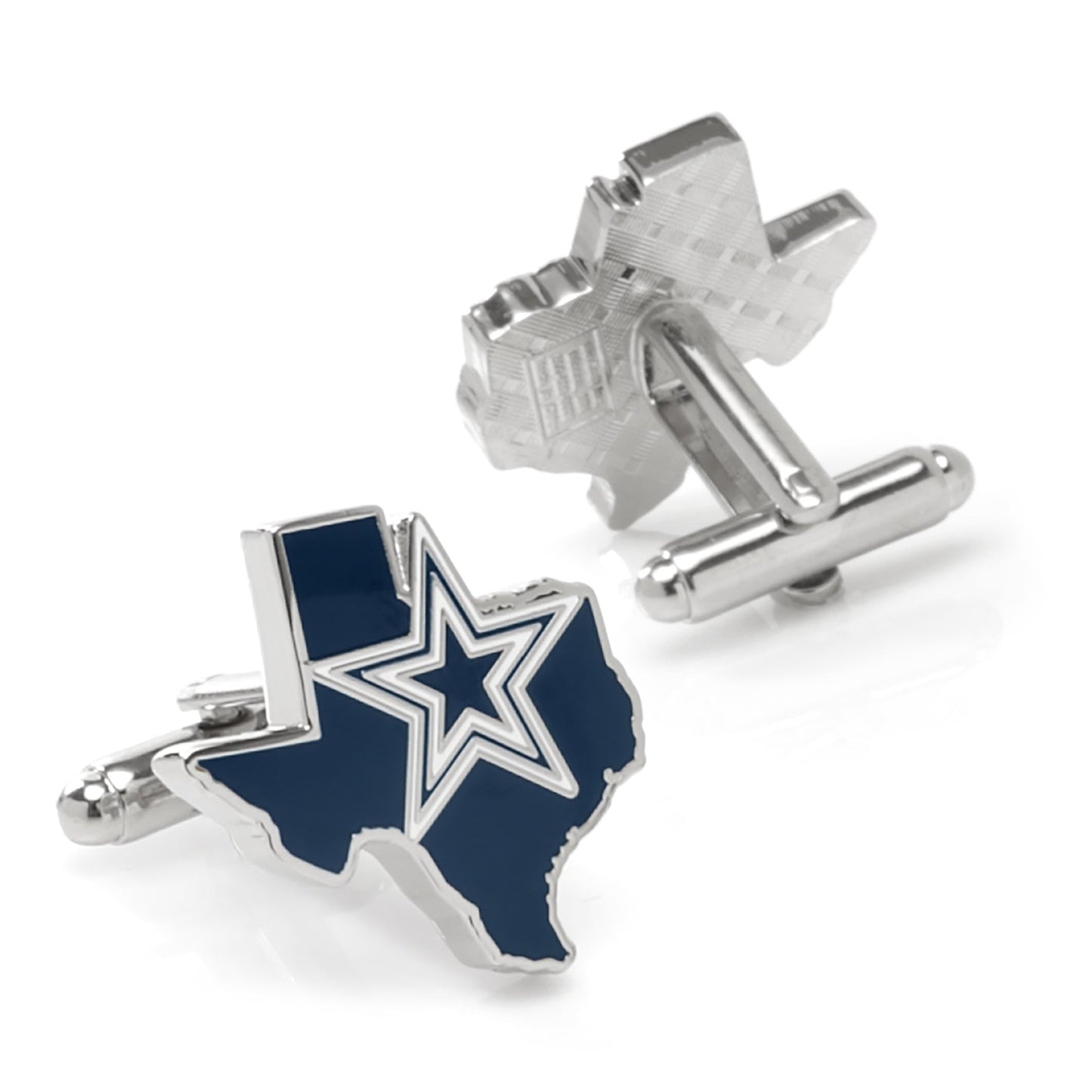 NFL Dallas Cowboys State Shaped Cufflinks - themonogram manor 