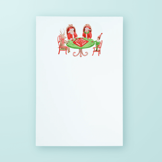 Christmas Mahjong Notepad - themonogram manor 