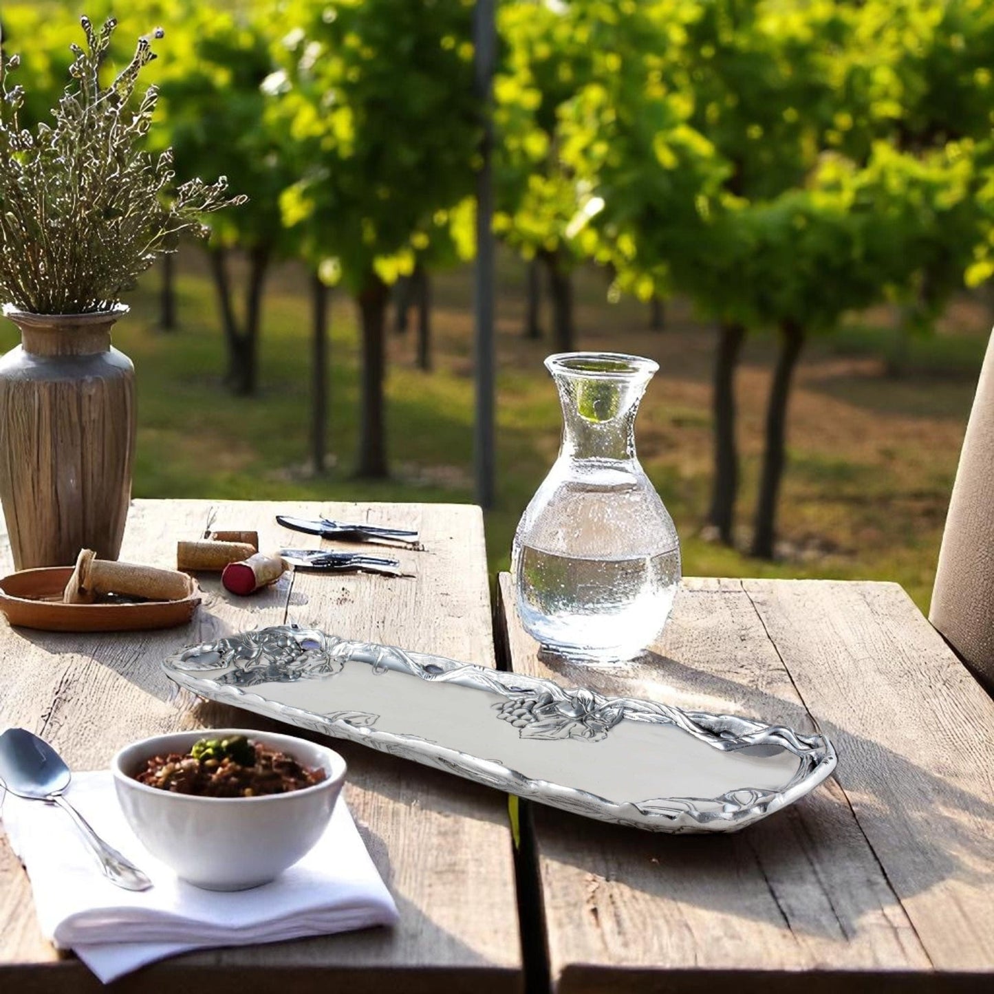 Grape Vineyard Oblong Tray - themonogram manor 