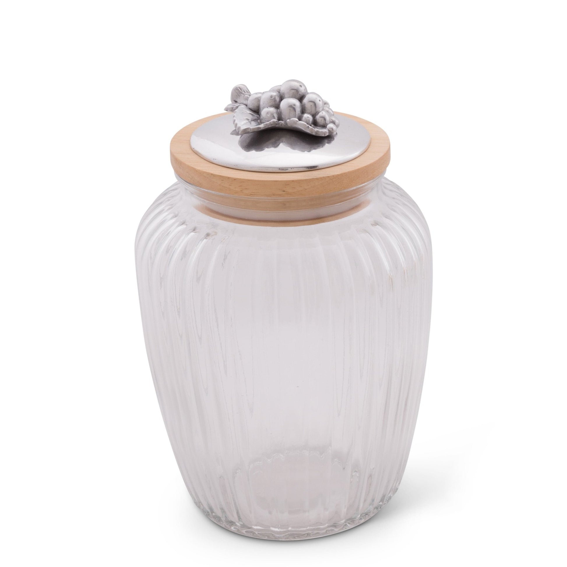 Grape Knob Glass Canisters - themonogram manor 