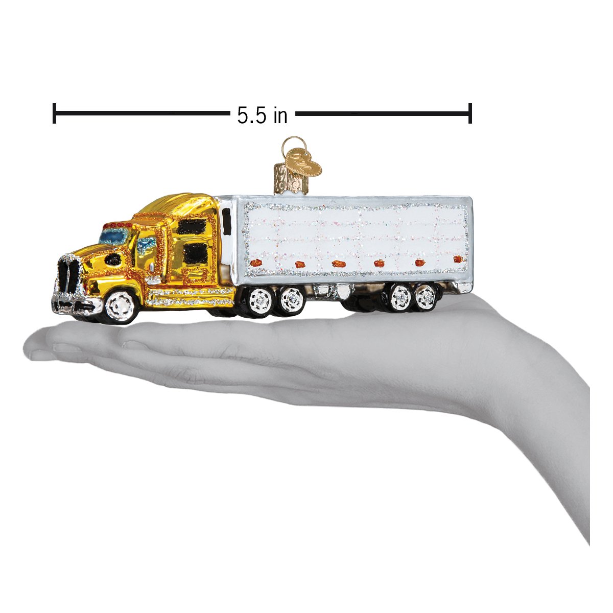 Semi Truck Ornament - #themonogram manor #