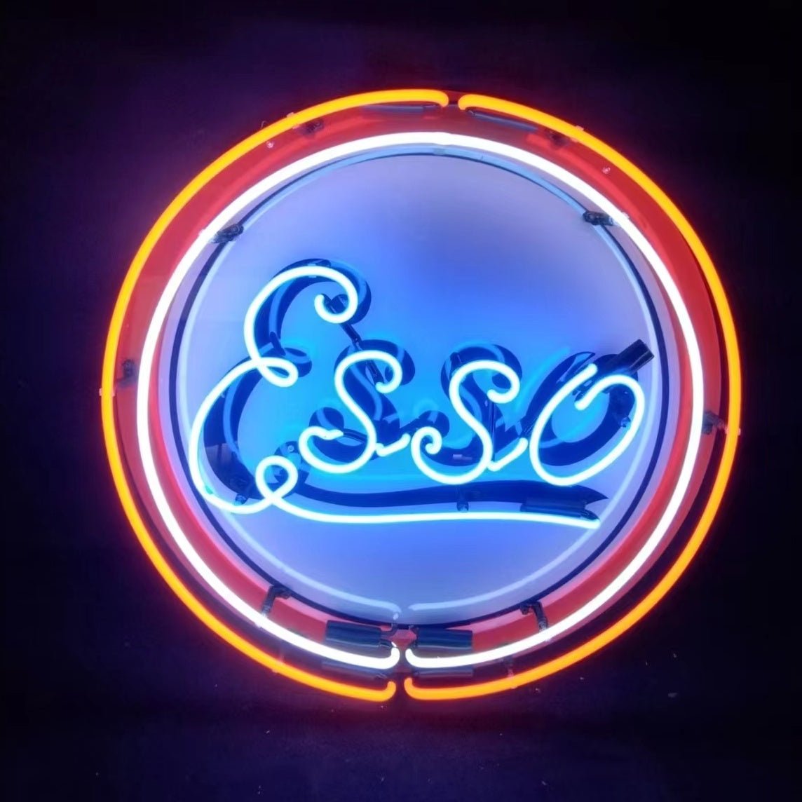 Vintage Style Esso Logo Neon Signs Light - themonogram manor 