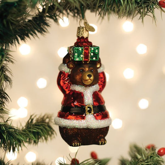 Christmas Bear Ornament - themonogram manor 