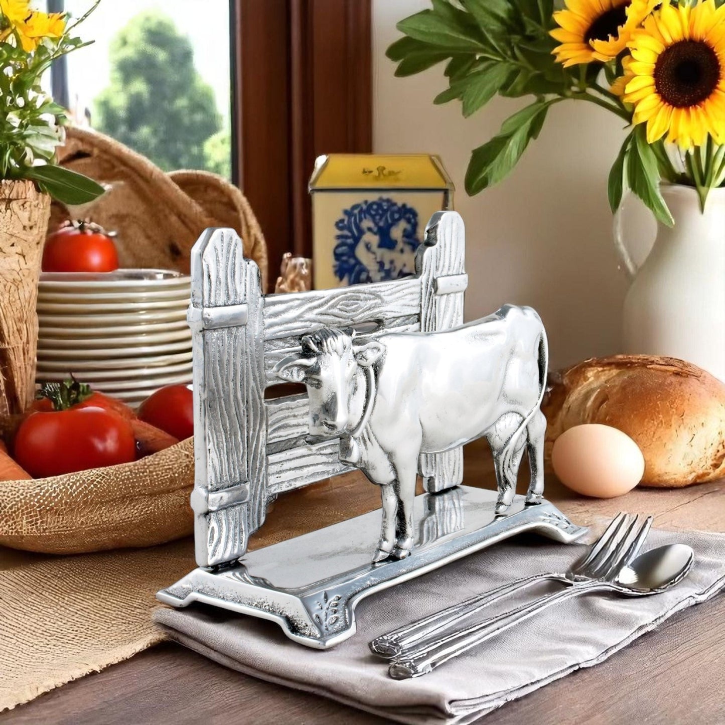 Cow Napkin Holder - themonogram manor 