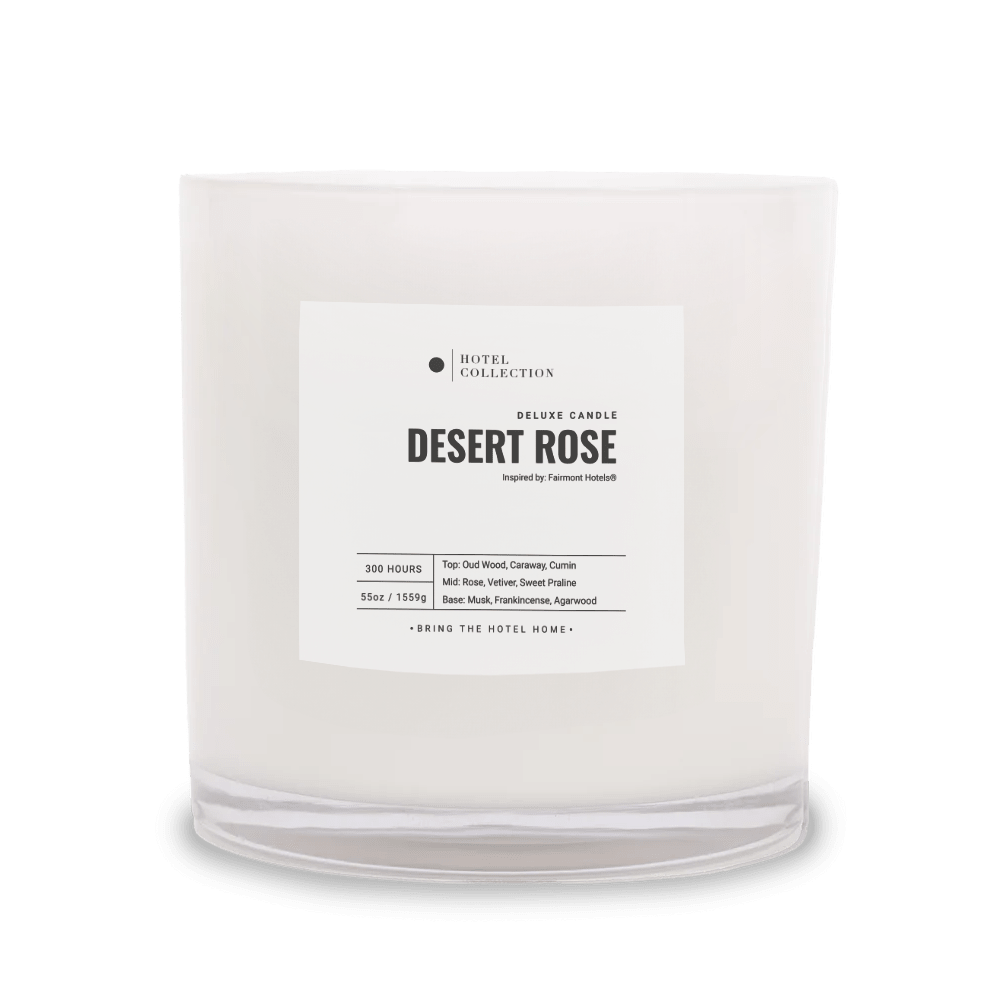 Deluxe Desert Rose™ Candle - themonogram manor 