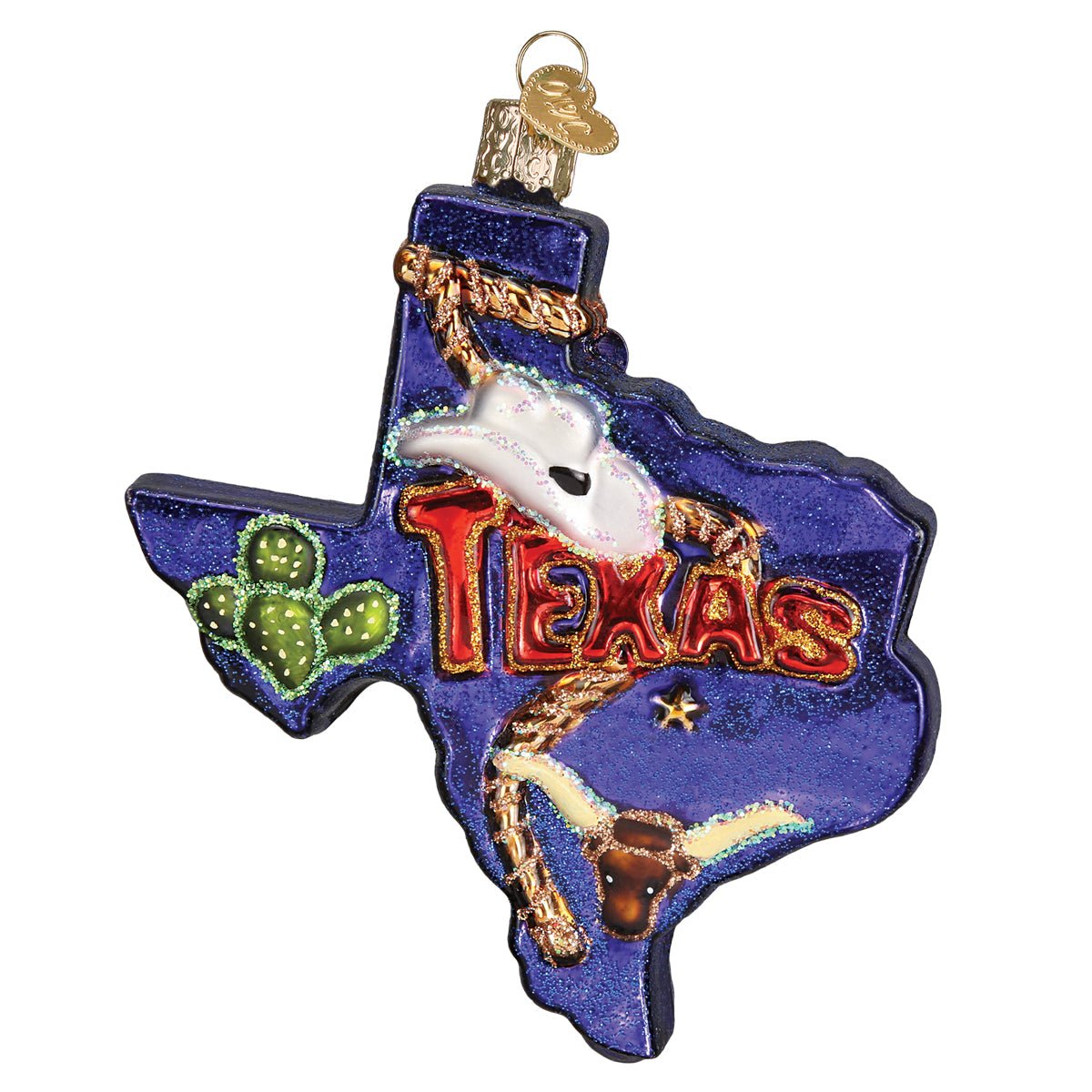 State Of Texas Ornament - themonogram manor 