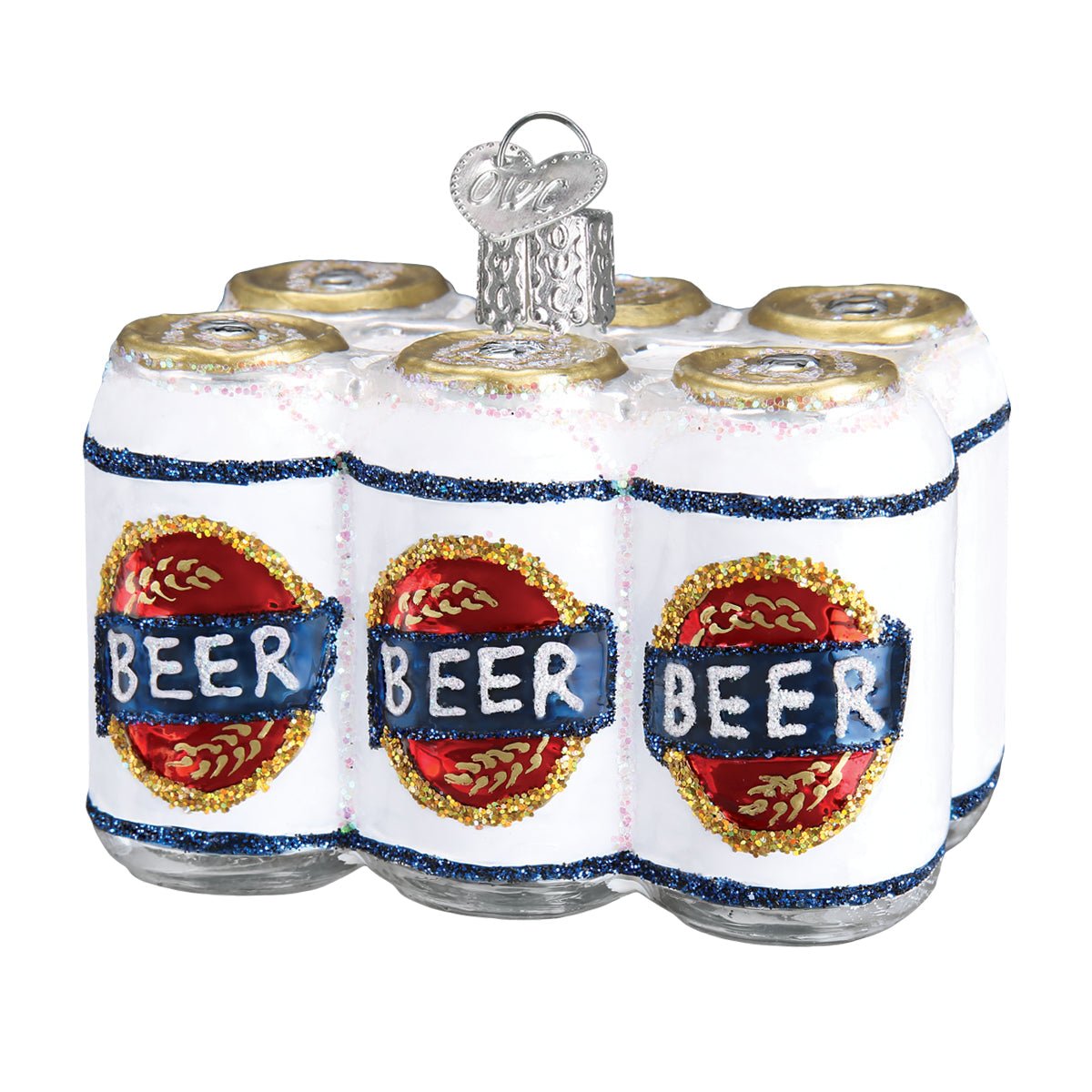 Six Pack Of Beer Ornament - #themonogram manor #