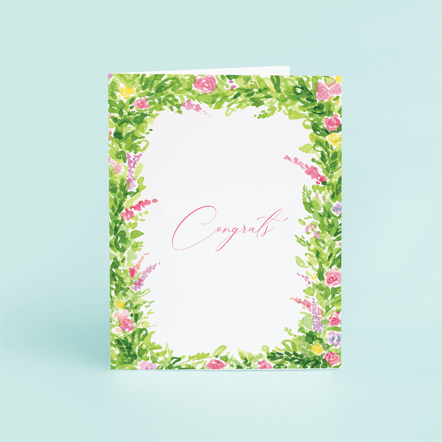 Floral "Congrats" - themonogram manor 
