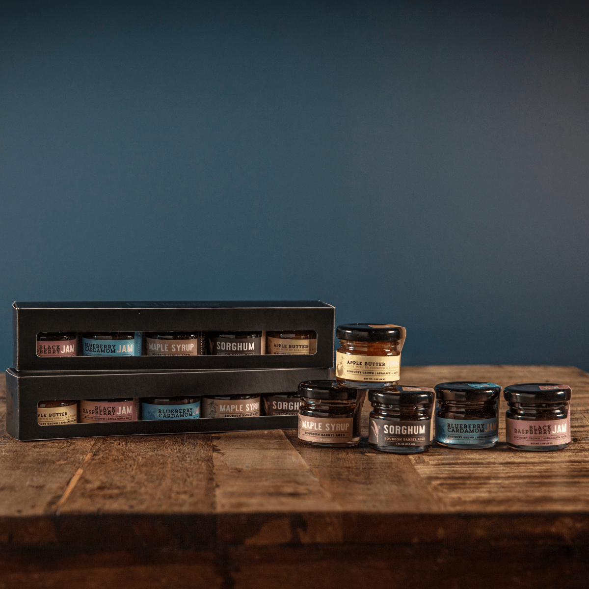 Bourbon Barrel Jams Gift Set - Five Flavors - themonogram manor 