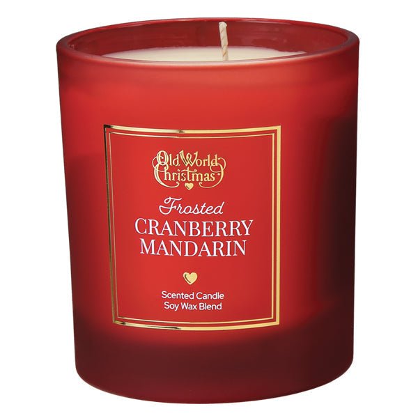 Frosted Cranberry Mandarin Candle - #themonogram manor #
