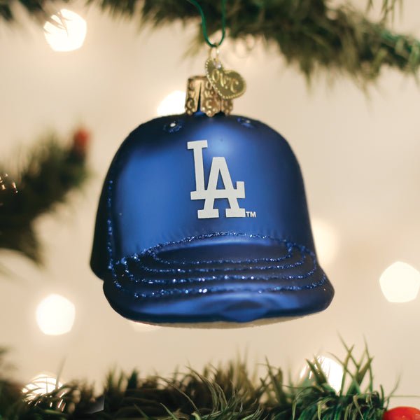Dodgers Baseball Cap Ornament - themonogram manor 