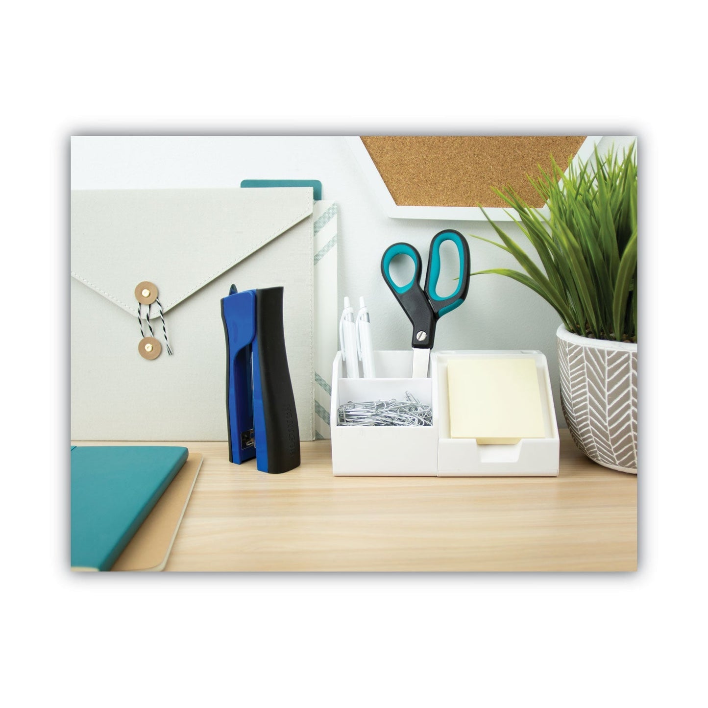 Bostitch Dynamo Stapler, 20 - Sheet Capacity, Blue - themonogram manor 