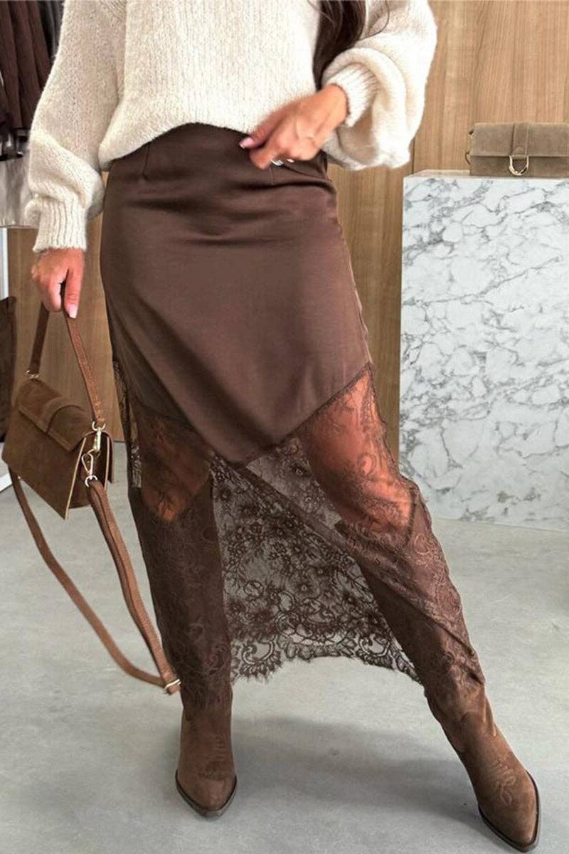 Asymmetrical Layered Skirt - themonogram manor 