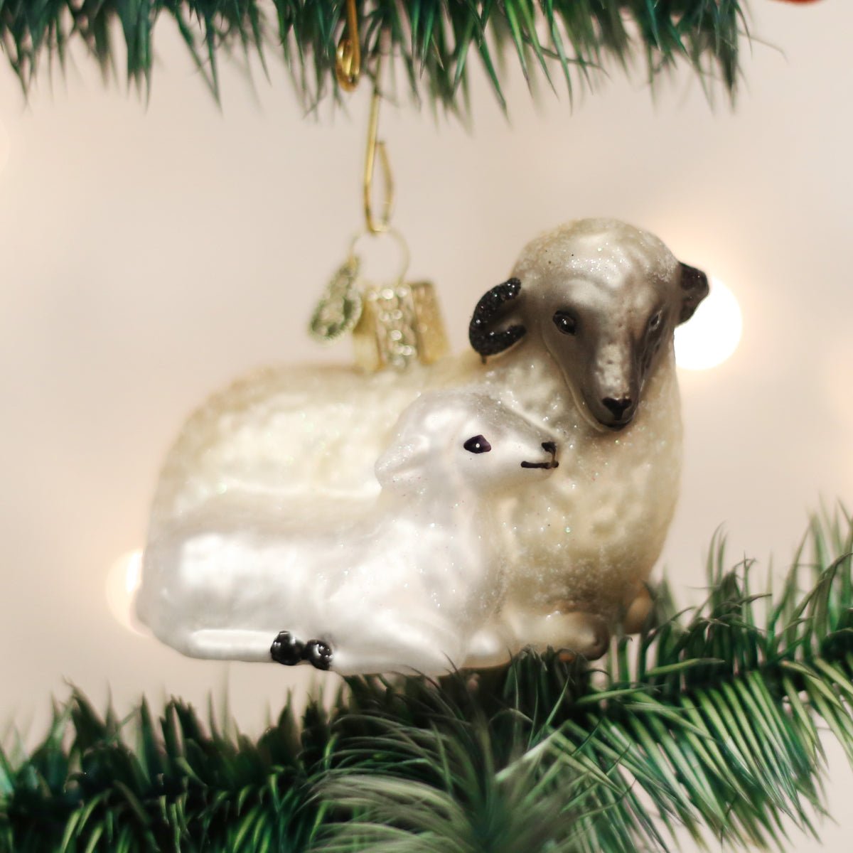 Sheep With Lamb Ornament - themonogram manor 
