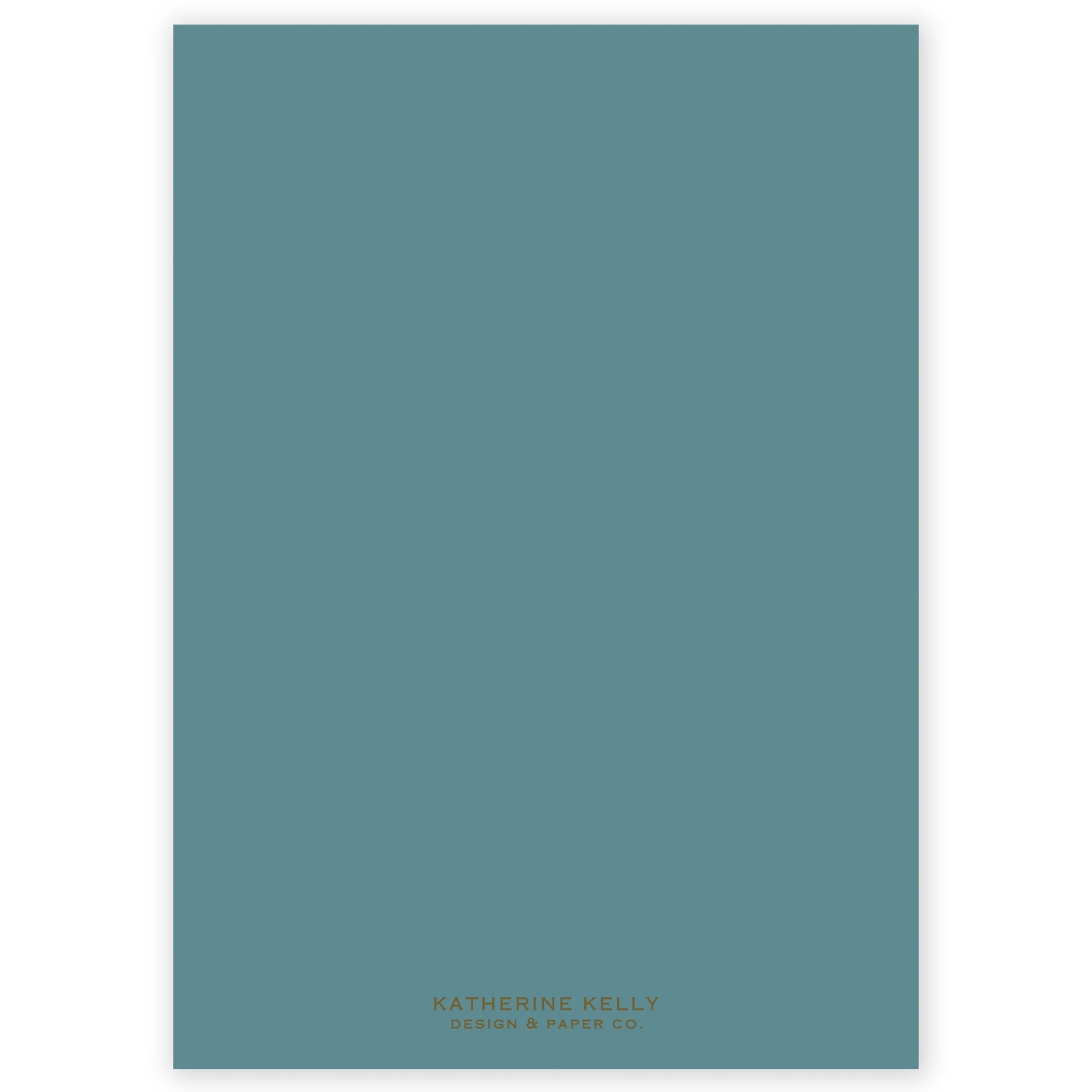 teal merry christmas drip holiday card - themonogram manor 