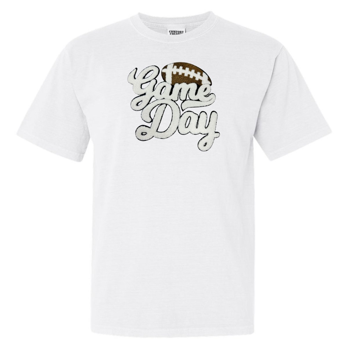 Football 'Game Day' Letter Patch T-Shirt - themonogram manor 