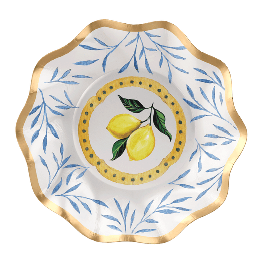 Appetizer/Dessert Bowl Capri Coast Foil/8pk - themonogram manor 