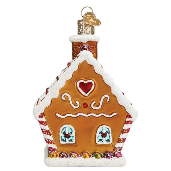 Sweet Gingerbread Cottage Ornament - themonogram manor 