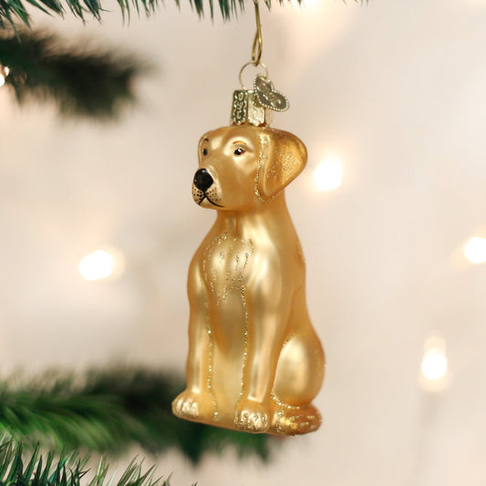 Yellow Labrador Ornament - themonogram manor 