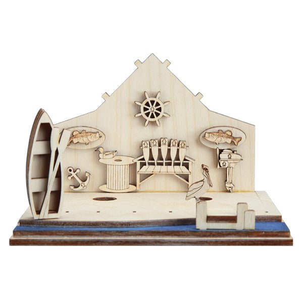 Lake House Ornament - themonogram manor 