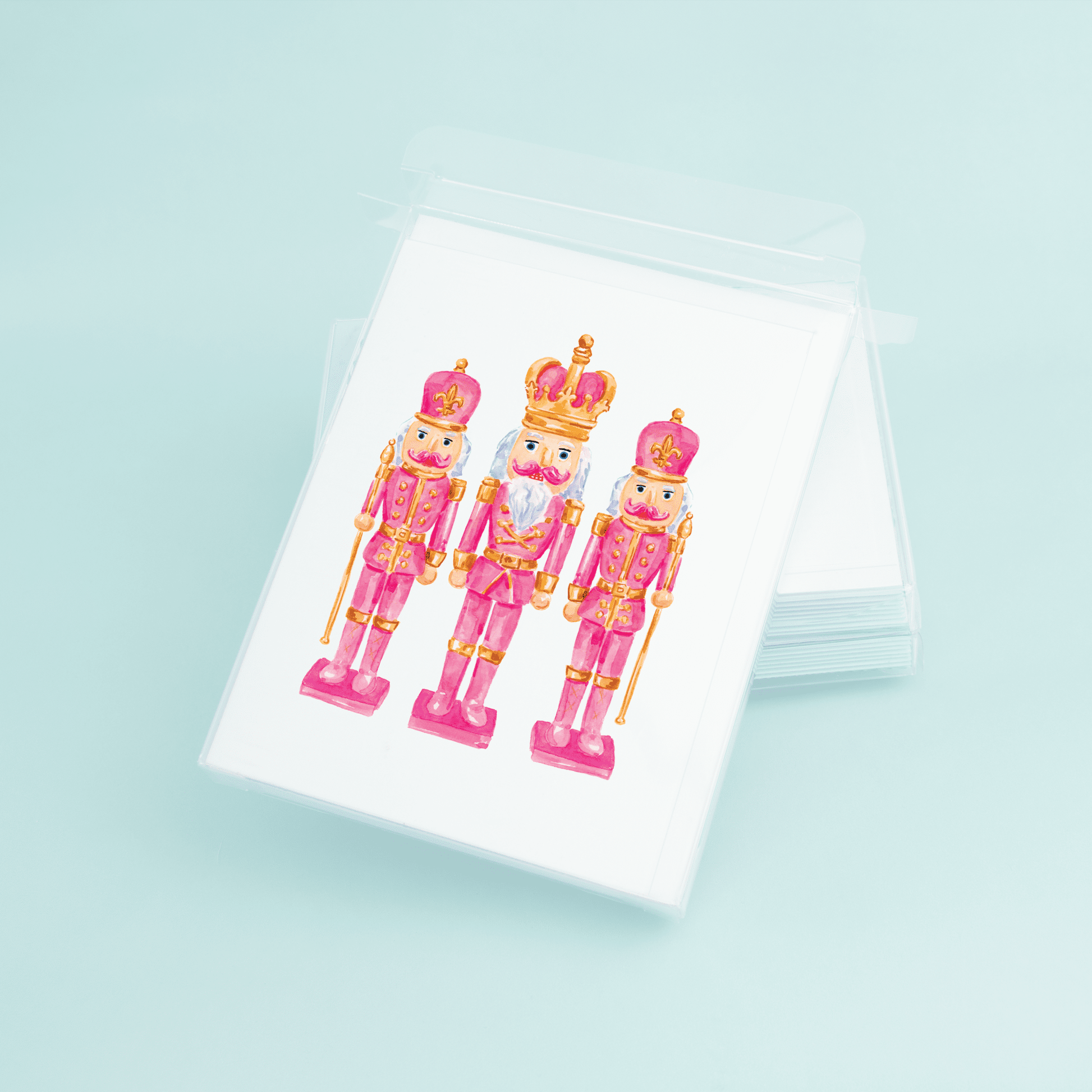 Pink & Gold Nutcrackers - themonogram manor 