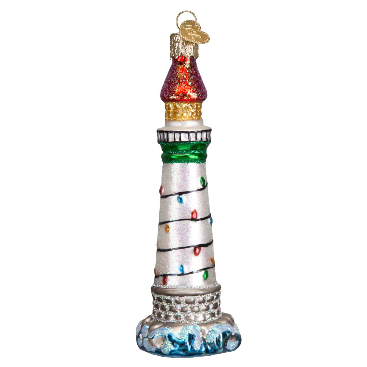 Holiday Lighthouse Ornament - themonogram manor 