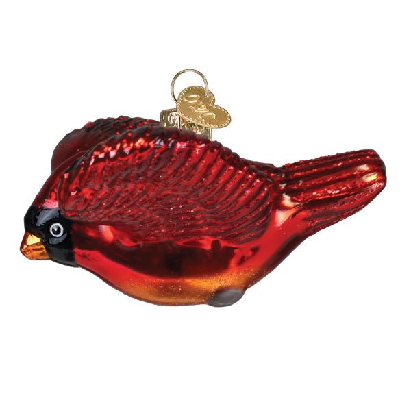 Cardinal In Flight Ornament - #themonogram manor #