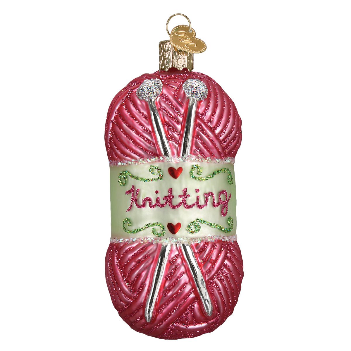 Knitting Yarn Ornament - themonogram manor 