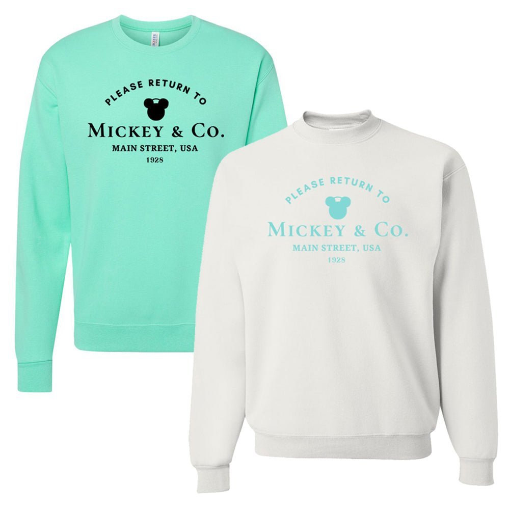 'Return To Mickey & Co.' Crewneck Sweatshirt - themonogram manor 