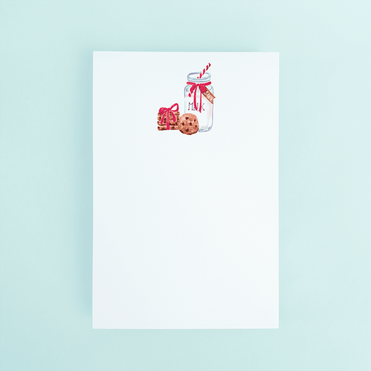 Milk and Cookies Notepad - themonogram manor 