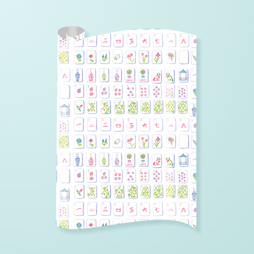 Mahjong Gift Wrap - themonogram manor 