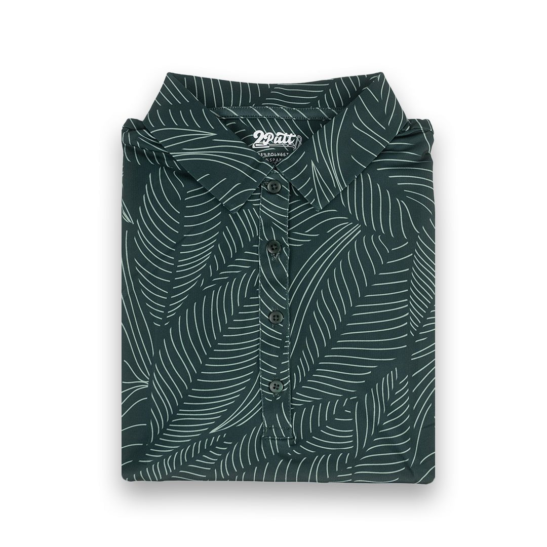 Bermuda Leaf Women's Polo (Sleeveless) - themonogram manor 