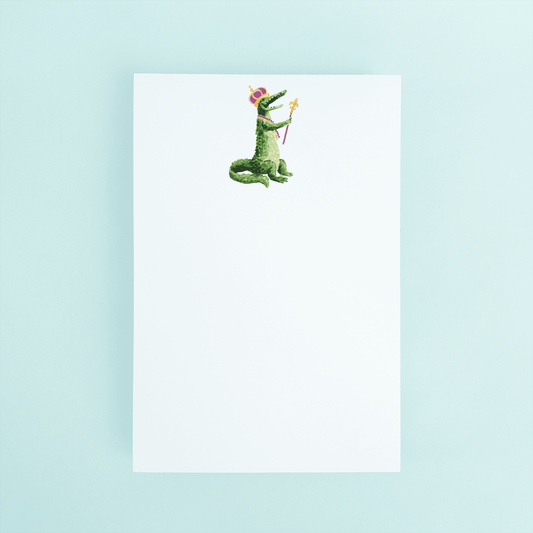 Mardi Gras Alligator - themonogram manor 