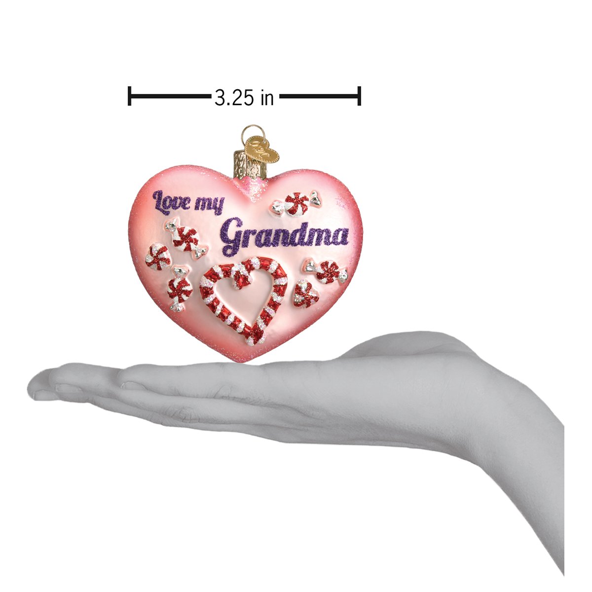 Grandma Heart Ornament - #themonogram manor #
