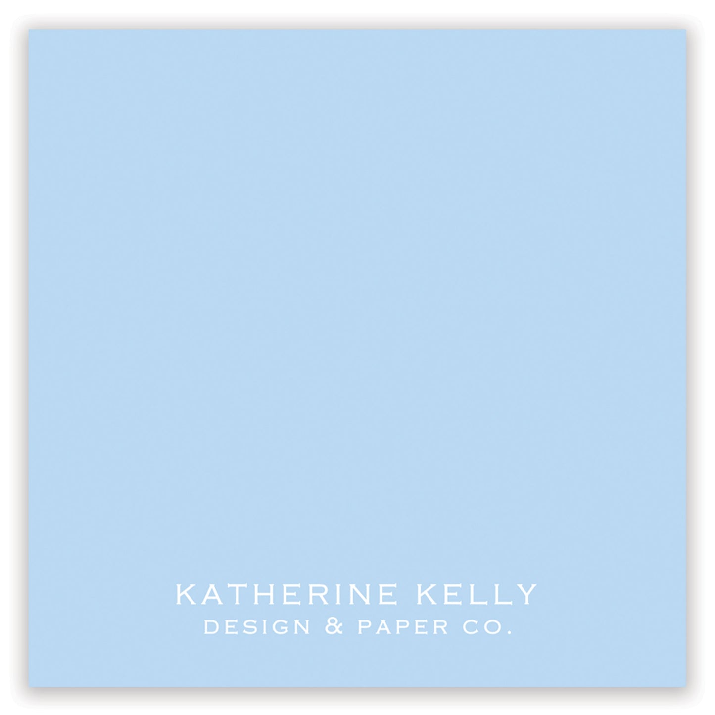 oh, christmas tree blue enclosure card - themonogram manor 