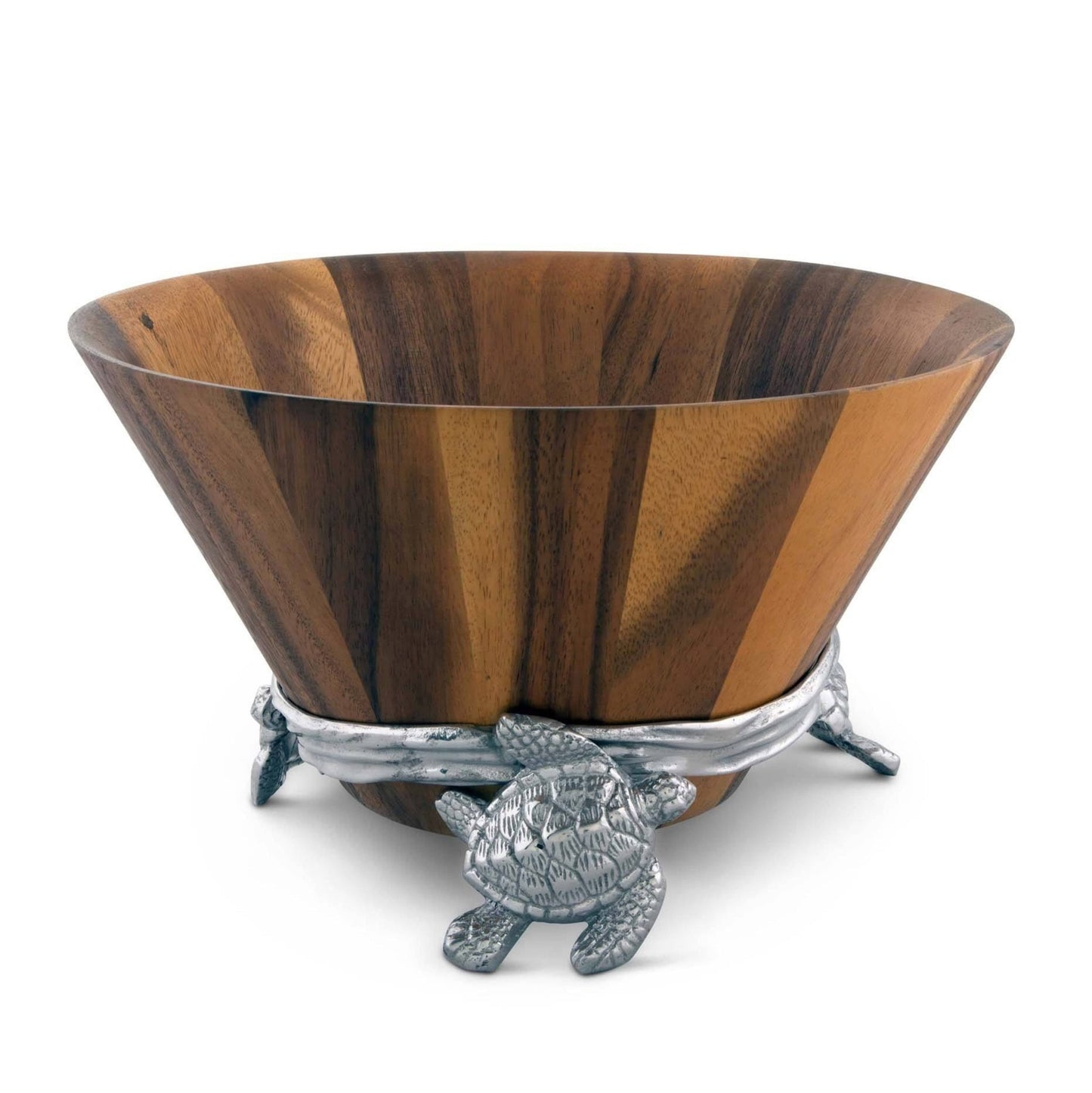 Sea Turtle Wood Salad Bowl - themonogram manor 