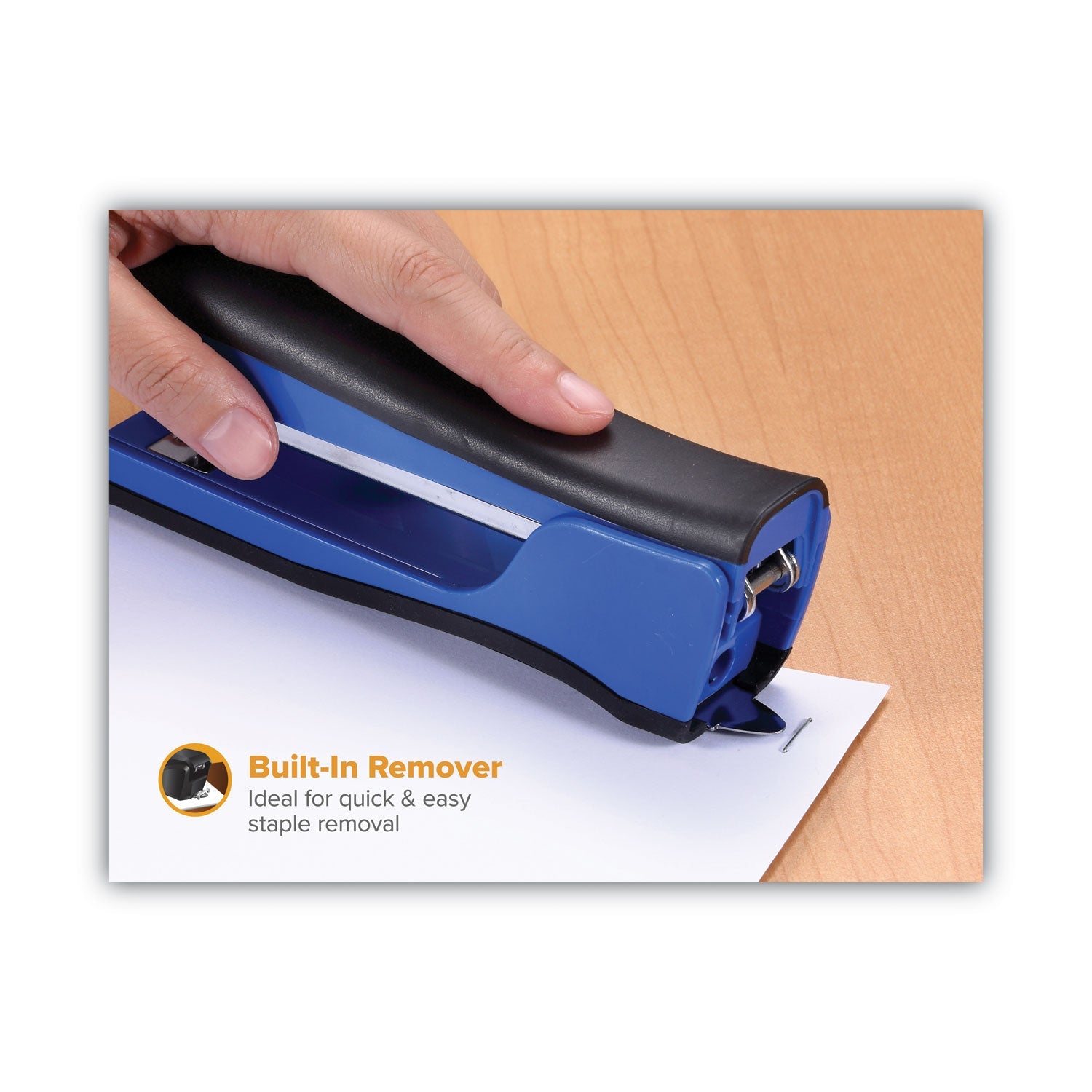 Bostitch Dynamo Stapler, 20 - Sheet Capacity, Blue - themonogram manor 