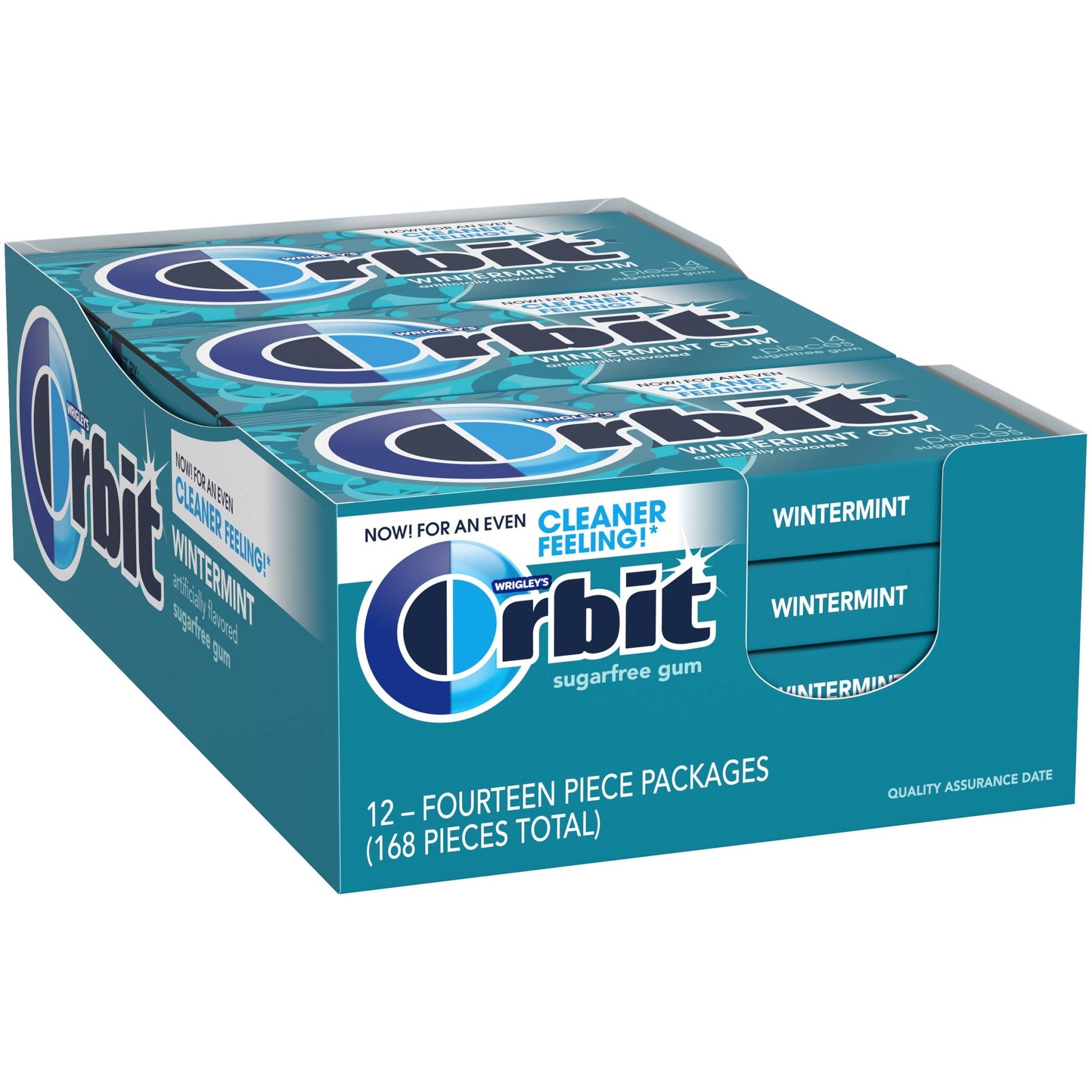 Orbit Sugar Free 14pc Wintermint Gum, 12ct - themonogram manor 