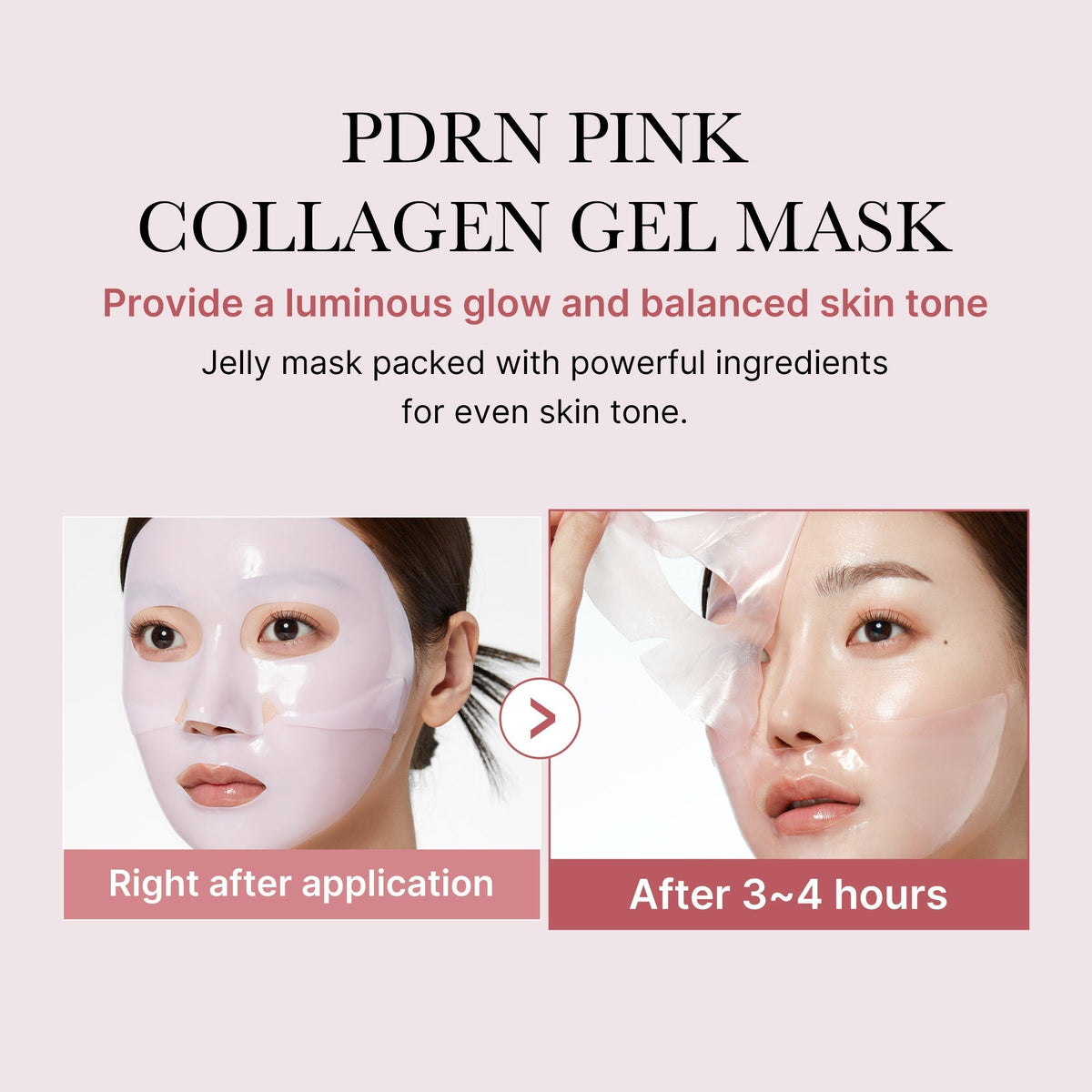 Salmon PDRN Pink Collagen Jelly Gel Mask - themonogram manor 