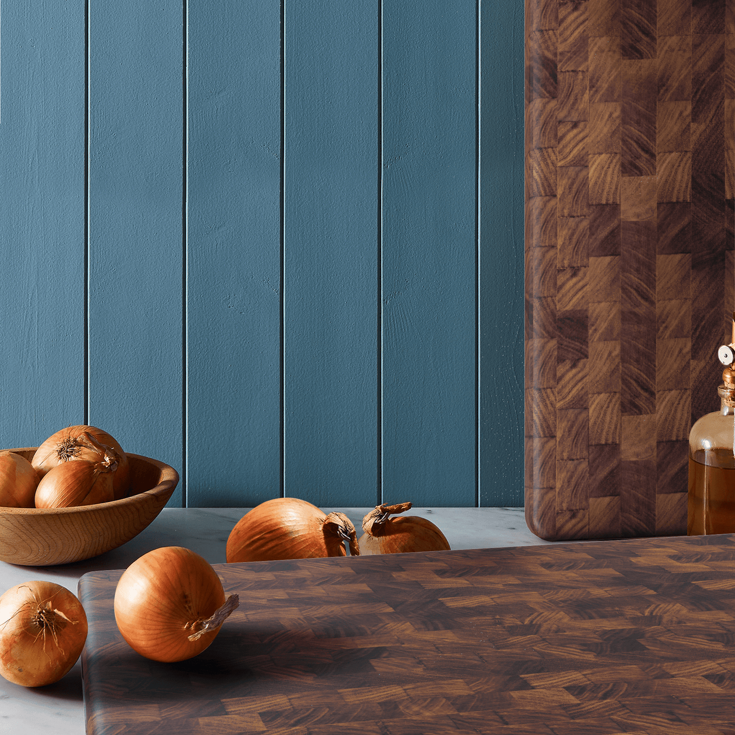 Medium End Grain Walnut Wood Butcher Block - themonogram manor 
