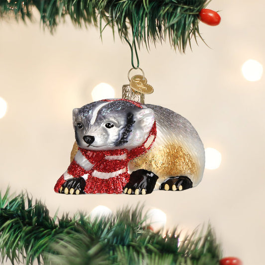 Badger Ornament - themonogram manor 