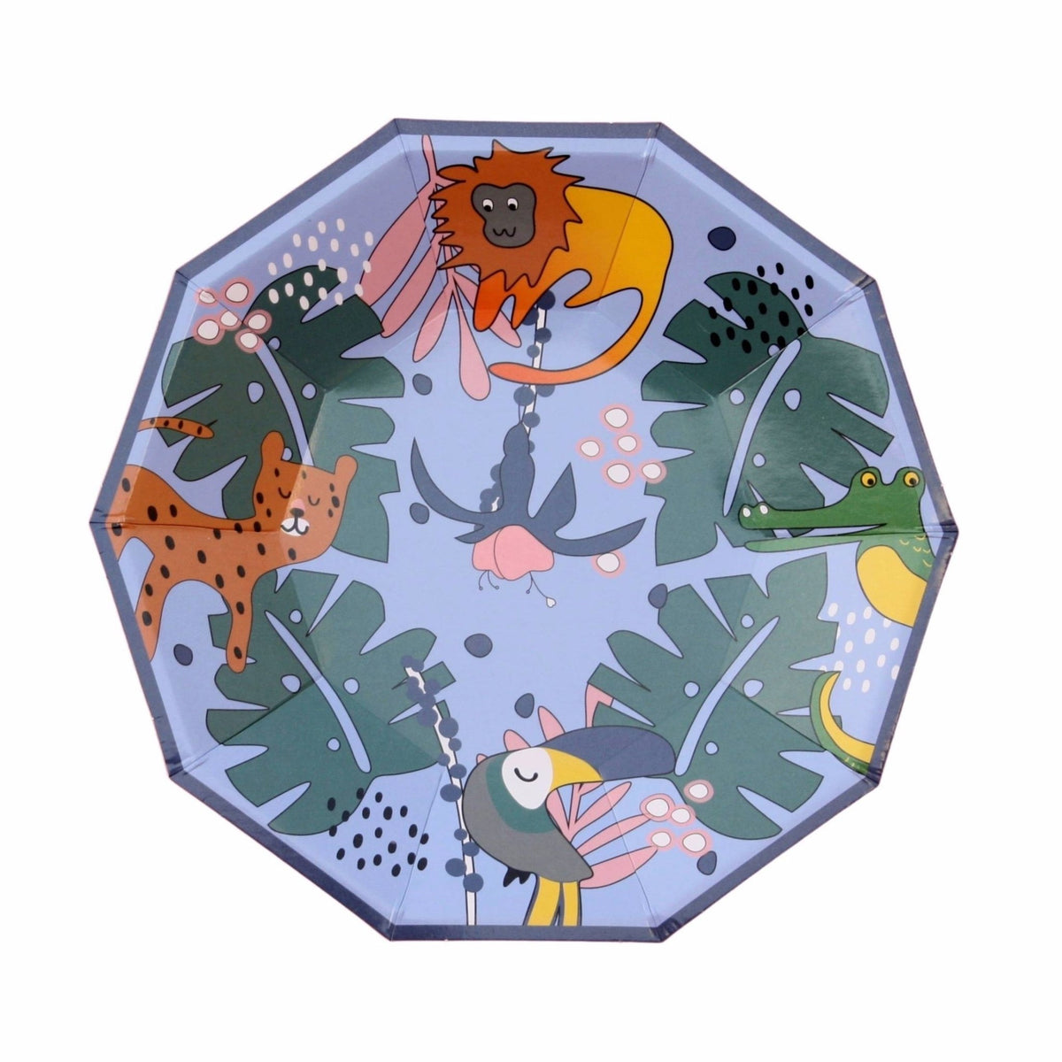 Tropical Animals Small Plates (Set of 8) - themonogram manor 