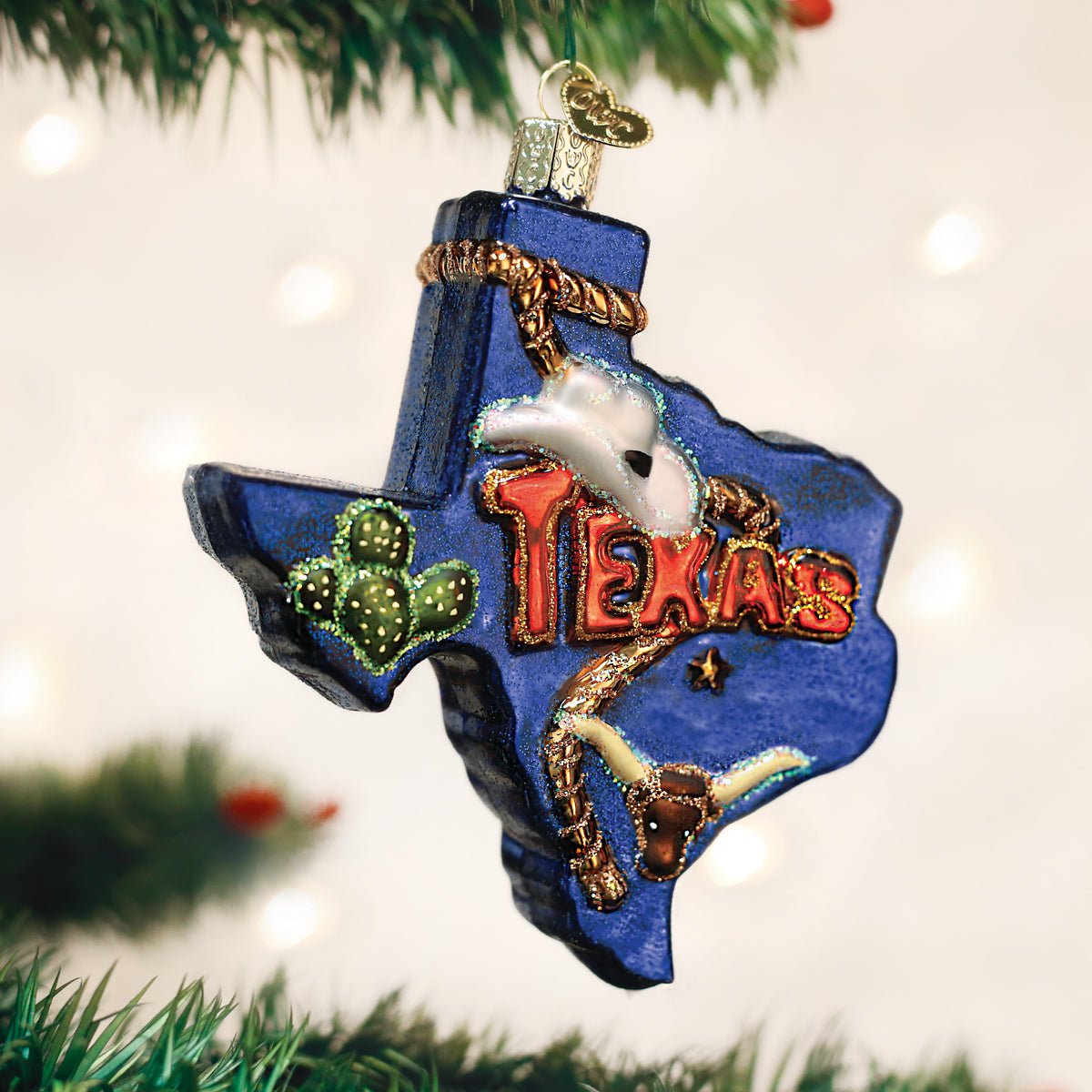 State Of Texas Ornament - themonogram manor 