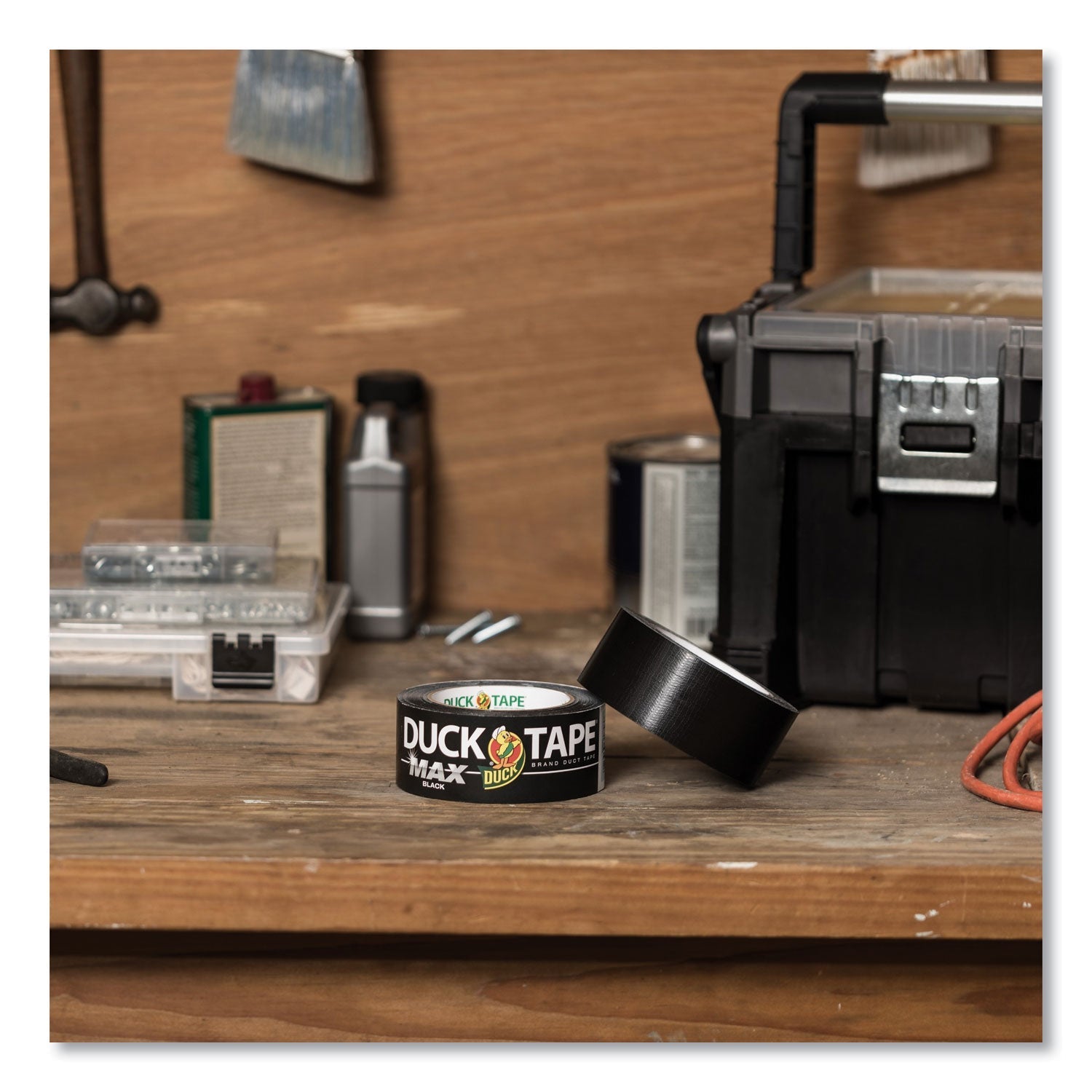 Duck MAX Duct Tape, 3" Core, 1.88" x 35 yds, Black - themonogram manor 