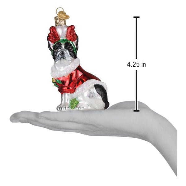 Holiday French Bulldog Ornament - themonogram manor 